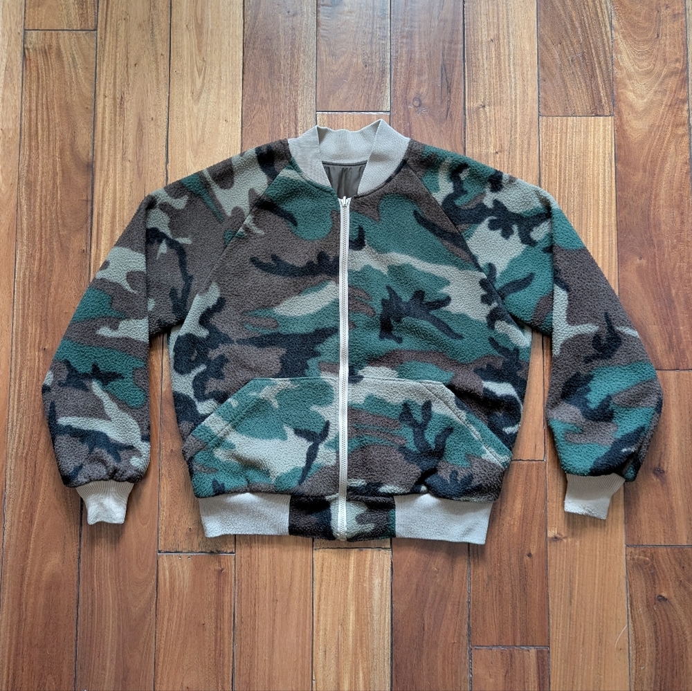 Fieldline Reversible Camo Fleece Bomber (L)